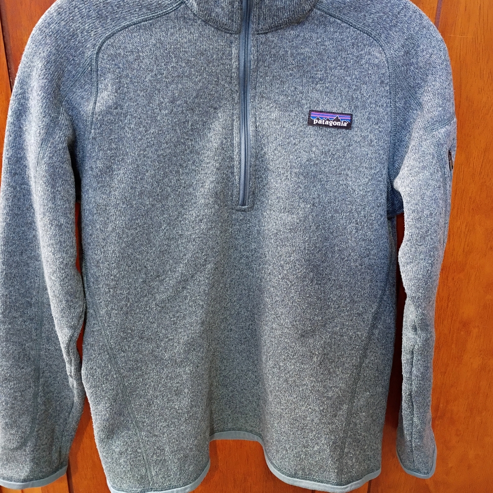 Patagonia Heather Gray Fleece Pullover